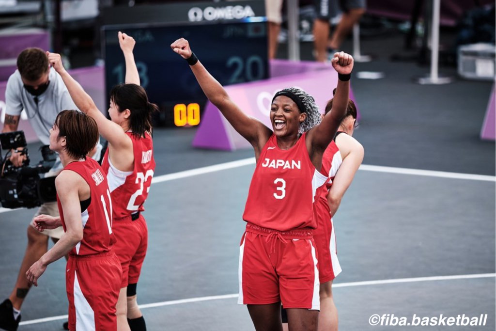 東京オリンピック 3x3女子日本代表が全勝の強豪アメリカから逆転勝利 強い日本メダルに近づく J Basket ジェイバスケット